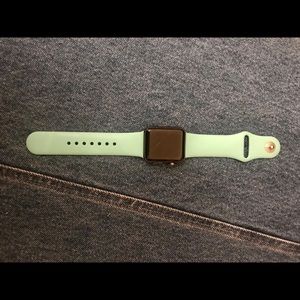 Apple Watch with charger